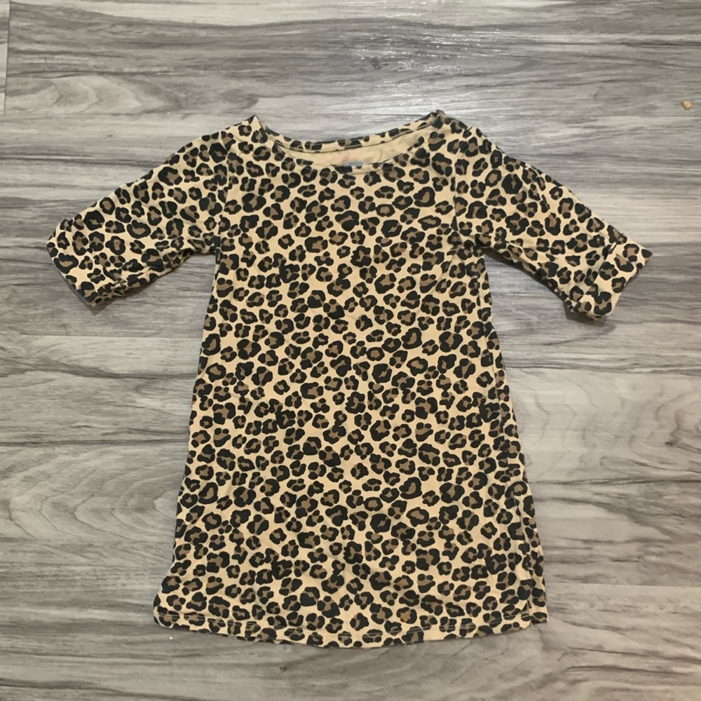 Toddler leopard dress